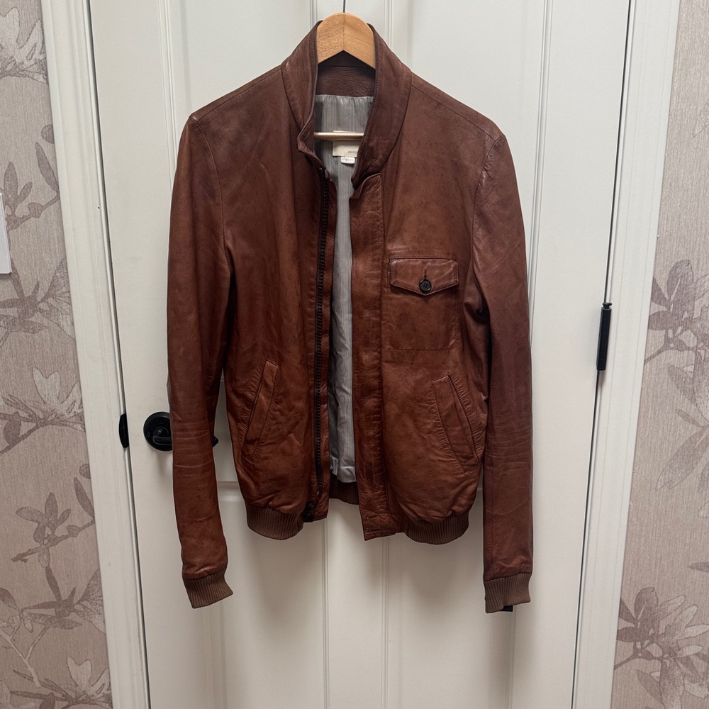 Boyfriends Brown Leather Jacket